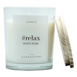 Свеча ароматическая relax - белый мускус, 30 ч, Ambientair