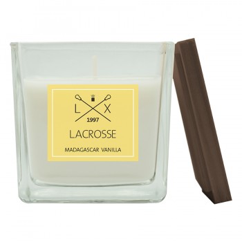 Свеча ароматическая в стекле "Мадагаскарская ваниль" 8*8 см, Ambientair