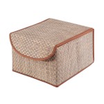 Коробка для хранения с крышкой коричневая bo-012, Casy Home