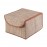 Коробка для хранения с крышкой коричневая bo-012, Casy Home