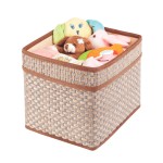 Корзинка для хранения с ручками коричневая ва-012, Casy Home