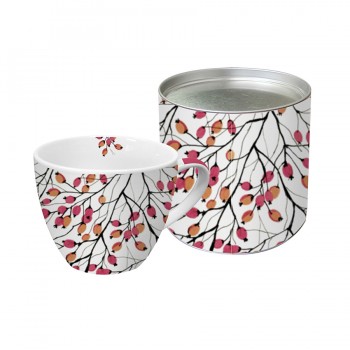 Кружка в подарочной упаковке aquarell rosehip 450 мл, Paperproducts Design