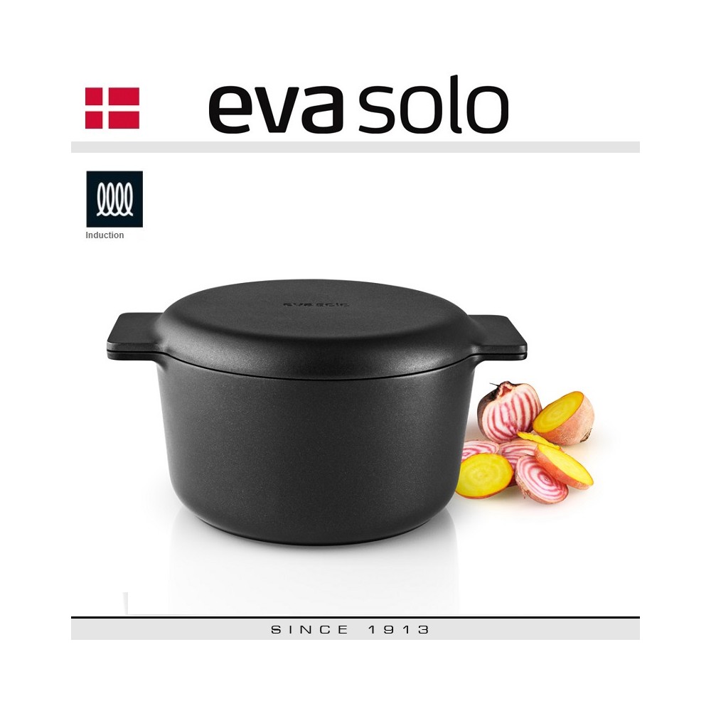 Кастрюля Nordic Kitchen для плиты и духовки, 3 л, 20 см, индукционное дно, Eva Solo