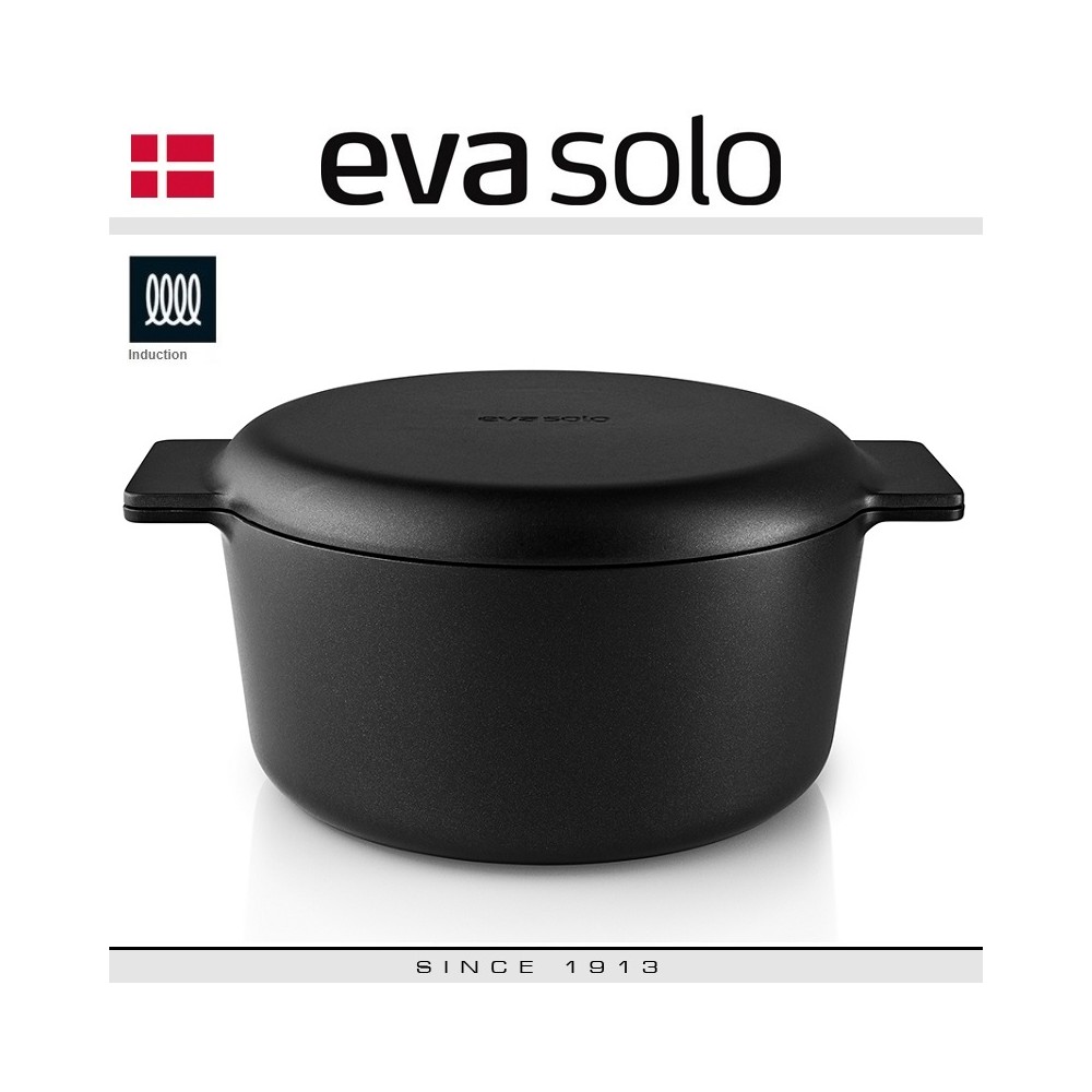 Кастрюля Nordic Kitchen для плиты и духовки, 4.5 л, 24 см, индукционное дно, Eva Solo