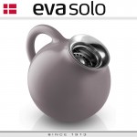 Дизайнерский заварочный чайник с системой Drip Free (антикапля) и фильтром, 1.4 л, керамика, сталь, серия GLOBE, Eva Solo