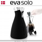 Дизайнерский кофейник Cafe Solo в текстурном чехле, 1 л, черный, EVA SOLO