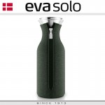 Графин Fridge для горячих и холодных напитков в неопреновом текстурном чехле, 1 л, тёмно-зеленый, Eva Solo