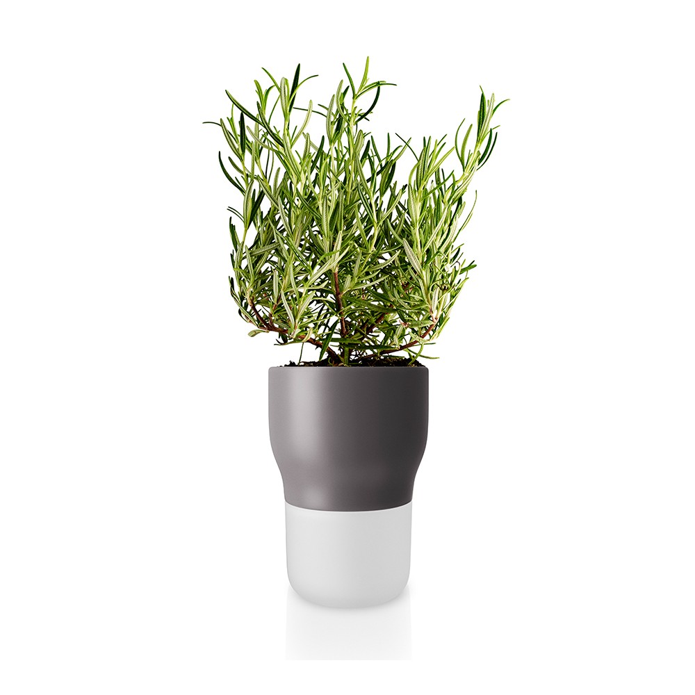 Горшок для растений с функцией самополива d11 см серый, Eva Solo