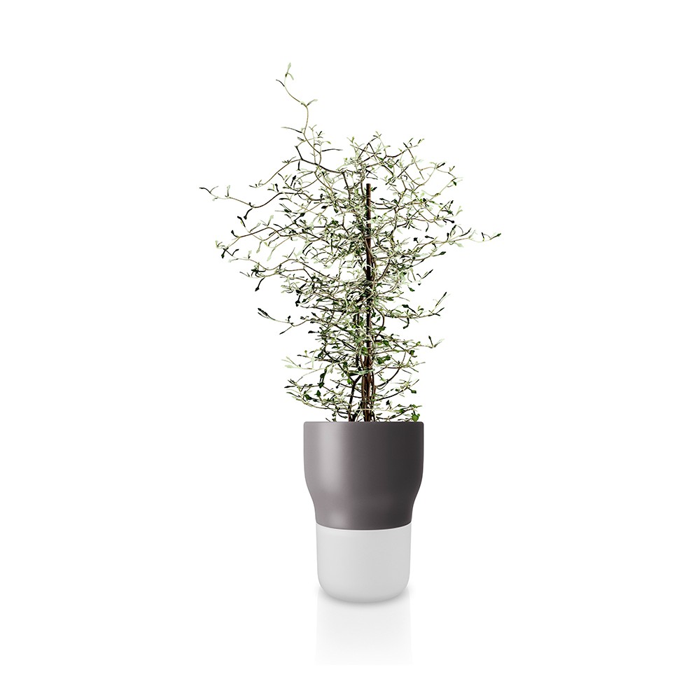 Горшок для растений с функцией самополива d13 см серый, Eva Solo