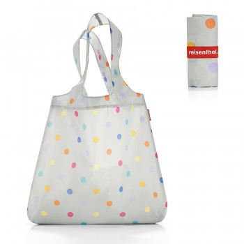 Сумка складная mini maxi shopper stonegrey dots, Reisenthel