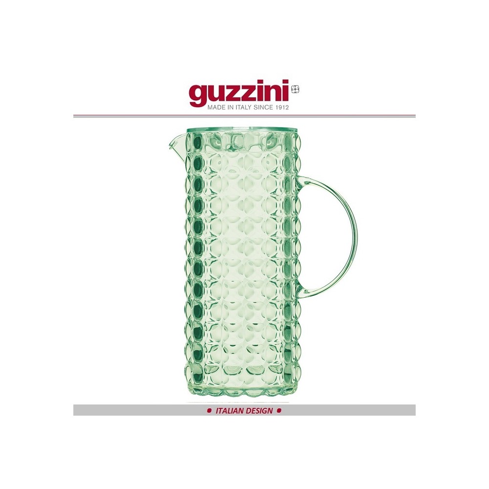 Кувшин Tiffany с крышкой, 1.75 л, пластик пищевой, цвет зеленый, Guzzini