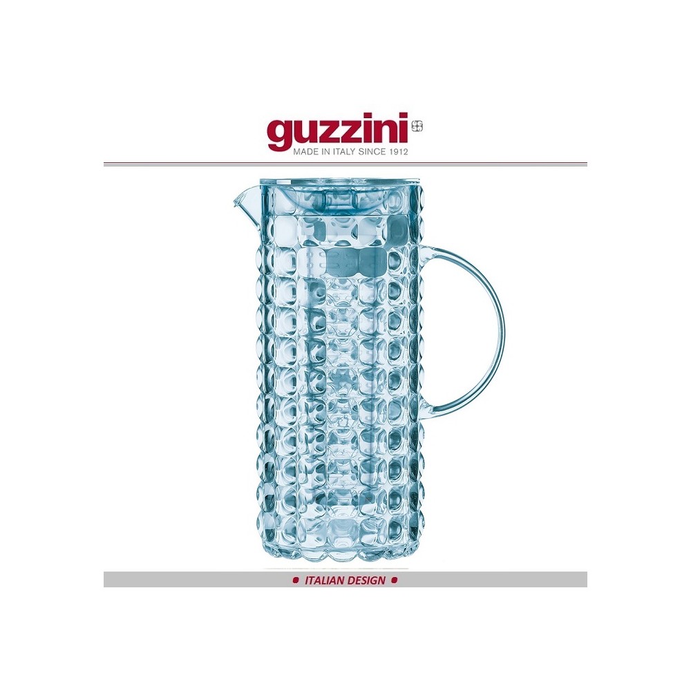 Кувшин Tiffany с колбой для льда и крышкой, 1.75 л, пластик пищевой, цвет голубой, Guzzini