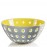 Салатница le murrine 25 см желто-серая, Guzzini