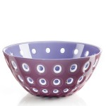 Салатница le murrine 25 см фиолетовая, Guzzini