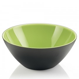Салатница my fusion black 20 см зеленая, Guzzini