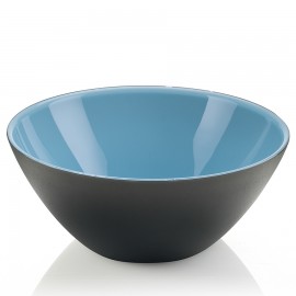 Салатница my fusion black 20 см голубая, Guzzini