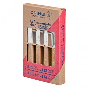 Набор из 4 кухонных ножей les essentiels, Opinel
