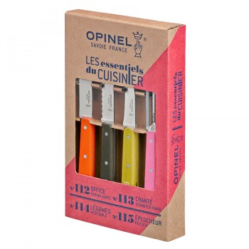 Набор из 4 кухонных ножей les essentiels fifties, Opinel