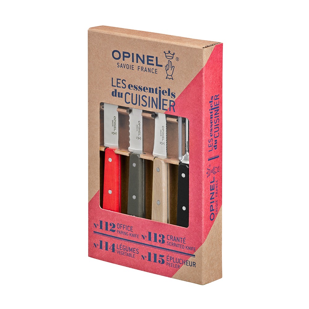 Набор из 4 кухонных ножей les essentiels loft, Opinel