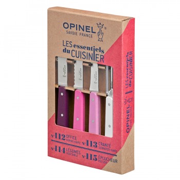 Набор из 4 кухонных ножей les essentiels primarosa, Opinel