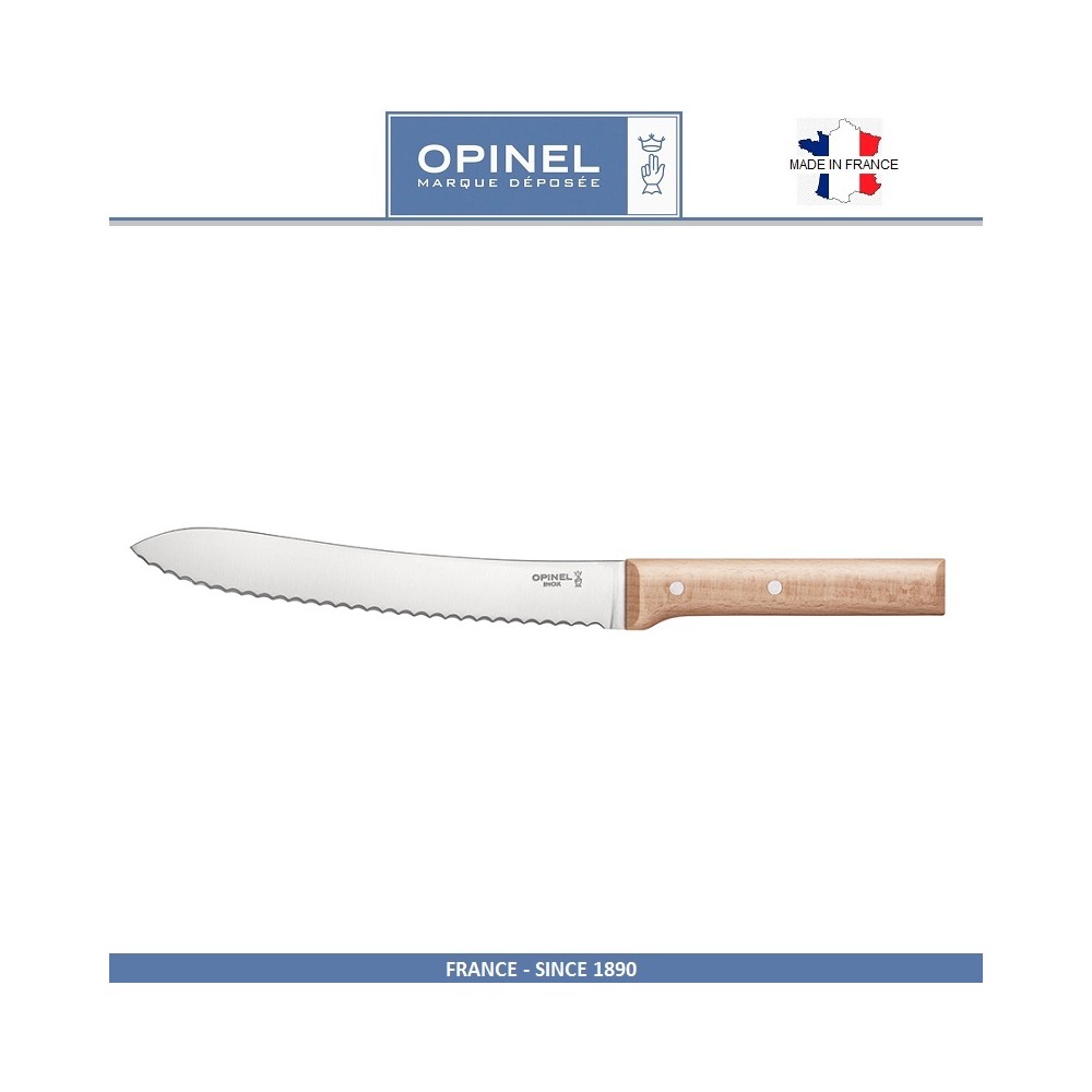 Нож кухонный Parallele для хлеба, лезвие 21 см, Opinel