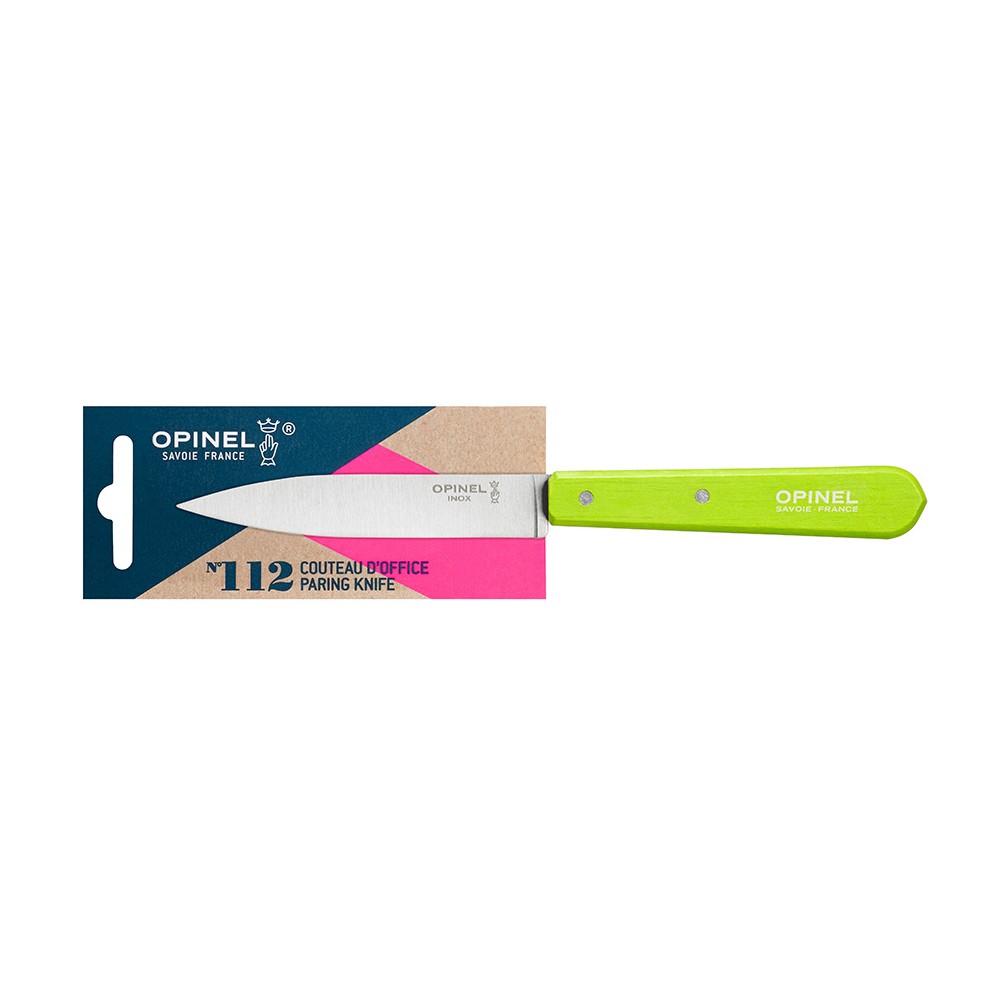 Нож для нарезки les essentiels 10 см зеленый, Opinel