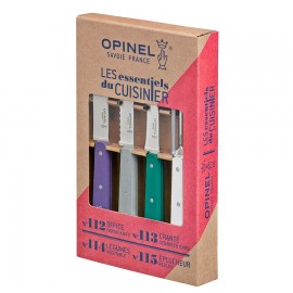Набор из 4 кухонных ножей les essentiels art deco, Opinel Набор из 4 кухонных ножей les essentiels art deco, Opinel