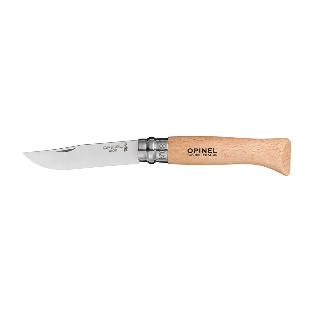 Нож stainless steel с ручкой из оливы 8,5 см, Opinel
