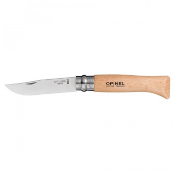 Нож stainless steel с ручкой из оливы 8,5 см, Opinel