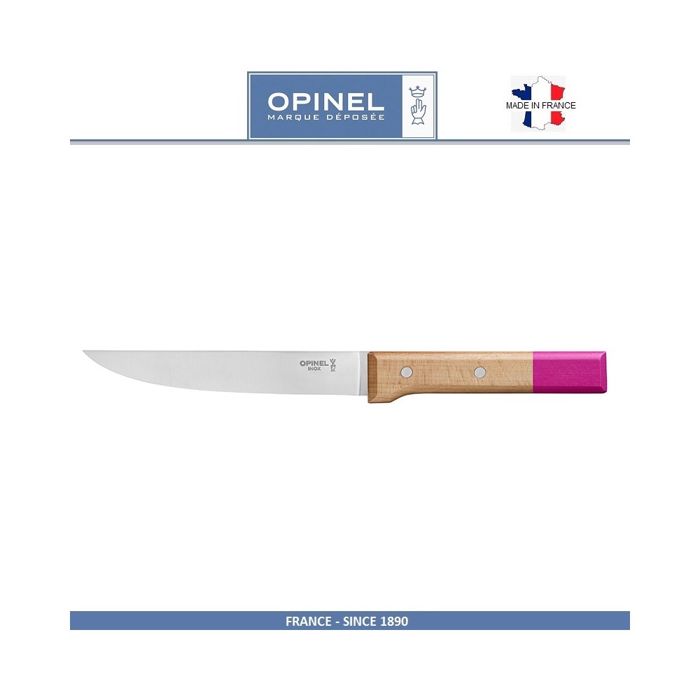 Нож кухонный Parallele разделочный, лезвие 16 см, розовый, Opinel