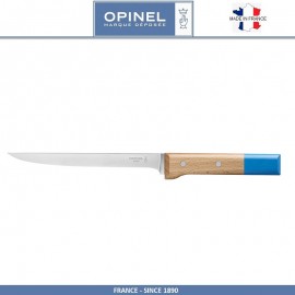 Нож кухонный Parallele филейный, лезвие 18 см, синий, Opinel Нож кухонный Parallele филейный, лезвие 18 см, синий, Opinel