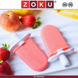 Набор DUO QUICK POP для приготовления домашнего мороженого, оранжевый, ZOKU