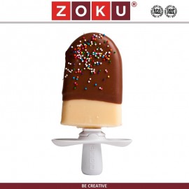 Набор DUO QUICK POP для приготовления домашнего мороженого, оранжевый, ZOKU