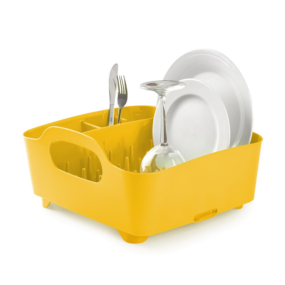 Сушилка для посуды Tub желтая, L 18 см, W 35 см, H 19 см, Umbra