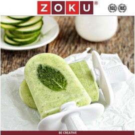 Набор TRIO Quick Pop для приготовления домашнего мороженого, оранжевый, ZOKU