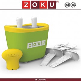 Набор DUO QUICK POP для приготовления домашнего мороженого, зеленый, ZOKU