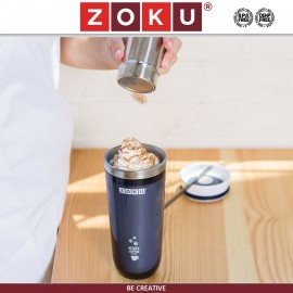Стакан Iced Coffee Maker для приготовления кофе глясе, 325 мл, фиолетовый, ZOKU