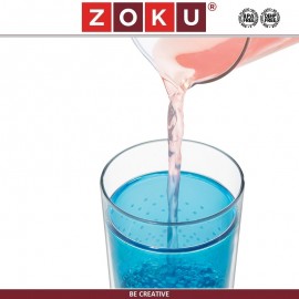 Стакан On the Go для напитков, с двойными стенками и трубочкой, 325 мл, фиолетовый, ZOKU