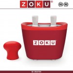 Набор DUO QUICK POP для приготовления домашнего мороженого, красный, ZOKU