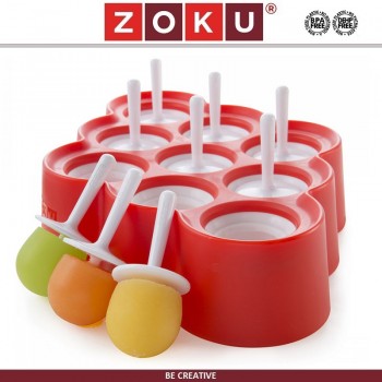 Набор Round Pop Mini для домашнего мороженого, на 9 порций, Classic, ZOKU
