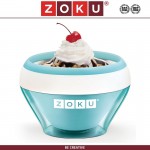 Мороженица ICE CREAM MAKER для приготовления и подачи, 150 мл, бирюзовый, ZOKU