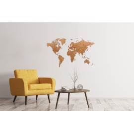 Пазл «Карта мира» коричневая 100х60 см new, Mimi