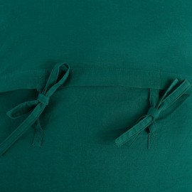 Чехол на подушку бархатный "Хвойное утро" Цвет зеленый, Tkano