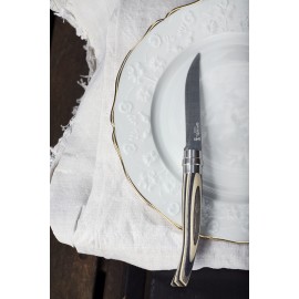Набор ножей Table Chic для стейка, 4 шт, сталь Sandvik 12C27, рукоять дерево березы, Opinel
