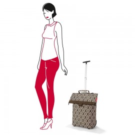 Сумка-тележка trolley m diamonds mocha, Reisenthel