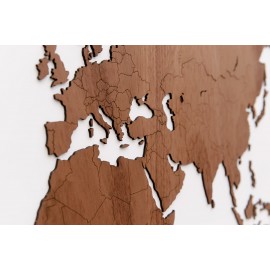 Карта-пазл wall decoration exclusive, 180х108 см, африканское сапеле, Mimi