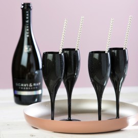 Набор бокалов для шампанского 4 шт superglas cheers no. 1, 100 мл, синий, Koziol