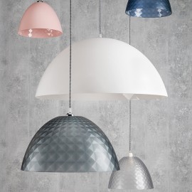 Плафон stella silk xl серый, Koziol