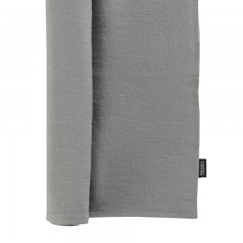 Двухсторонняя салфетка под приборы из умягченного льна серого цвета, Tkano