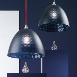 Плафон stella silk s синий, Koziol